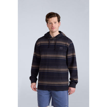 Charcoal - Front - Animal Mens Loyal Recycled Beach Hoodie
