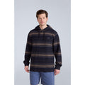 Charcoal - Front - Animal Mens Loyal Recycled Beach Hoodie