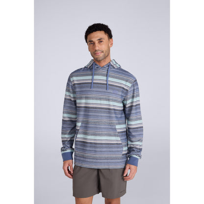 Dark Blue - Front - Animal Mens Loyal Recycled Beach Hoodie