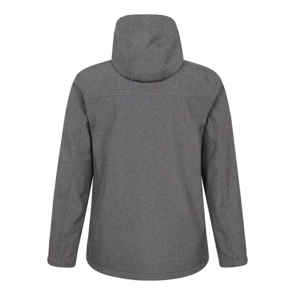 Dark Brown - Back - Mountain Warehouse Mens Reykjavik Softshell Windproof Jacket