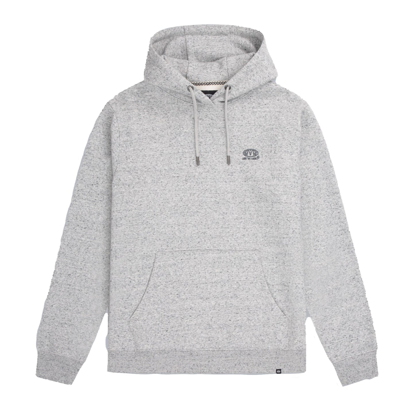 Grey - Front - Animal Mens Nick Organic Heavyweight Hoodie