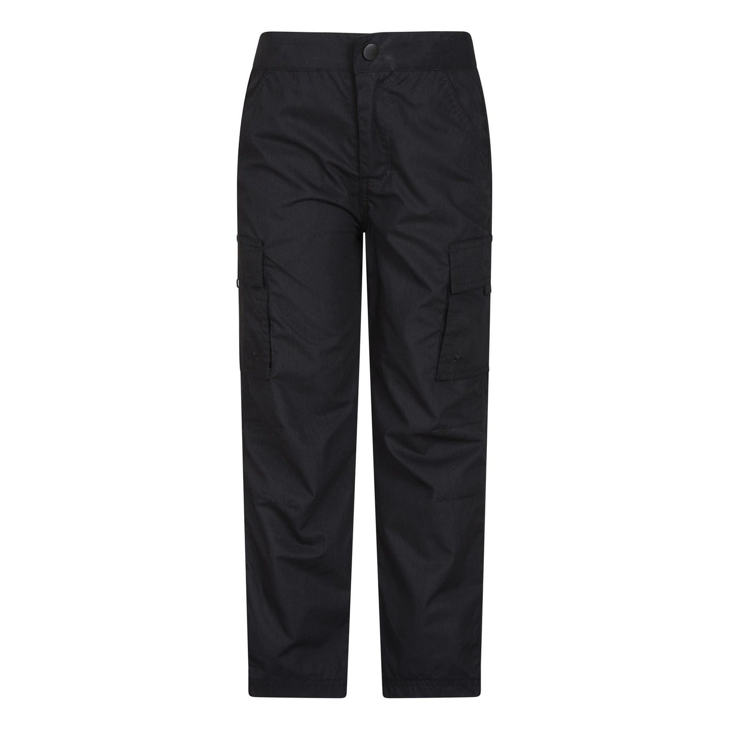 Black - Front - Mountain Warehouse Childrens-Kids Active Hiking Trousers