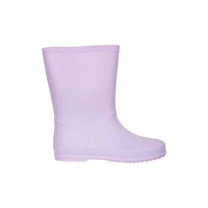 Lilac - Lifestyle - Mountain Warehouse Childrens-Kids Plain Wellington Boots