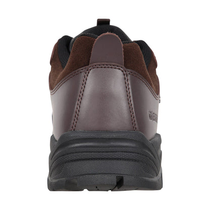 Brown - Back - Mountain Warehouse Mens Latitude Extreme Leather Waterproof Walking Shoes