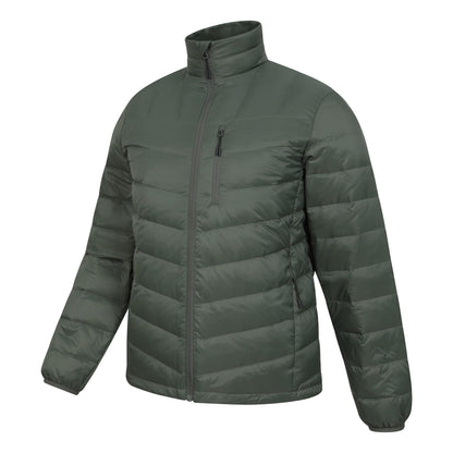Dark Khaki - Lifestyle - Mountain Warehouse Mens Trail Extreme Down Jacket