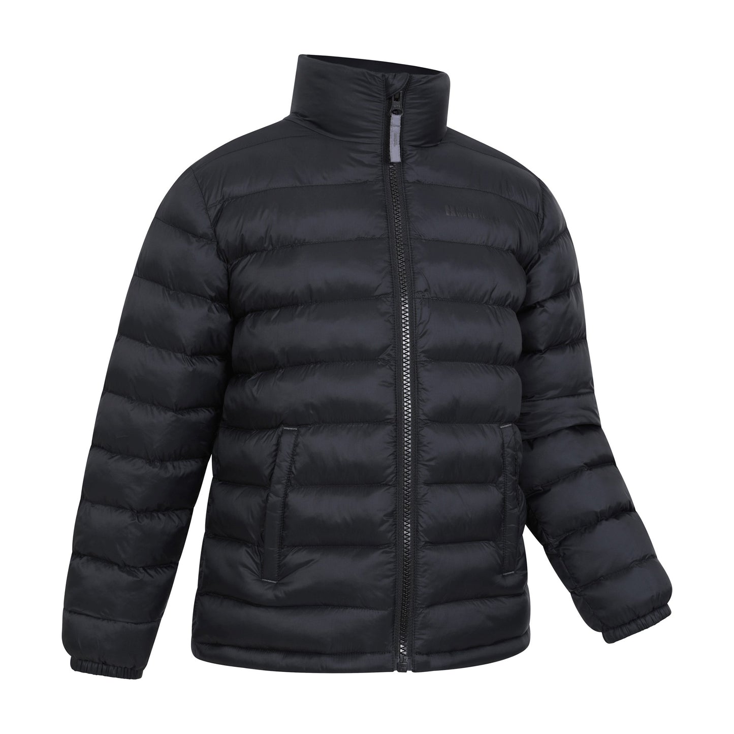 Black - Side - Mountain Warehouse Childrens-Kids Vista Water Resistant Padded Jacket