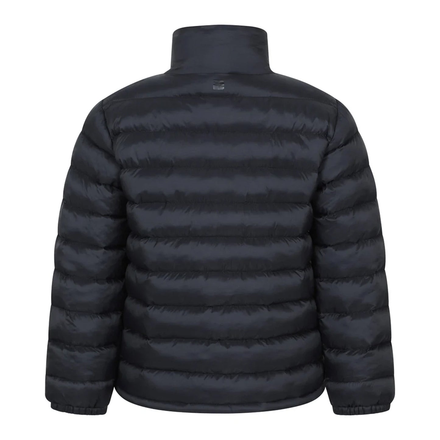 Jet Black - Back - Mountain Warehouse Childrens-Kids Vista Water Resistant Padded Jacket