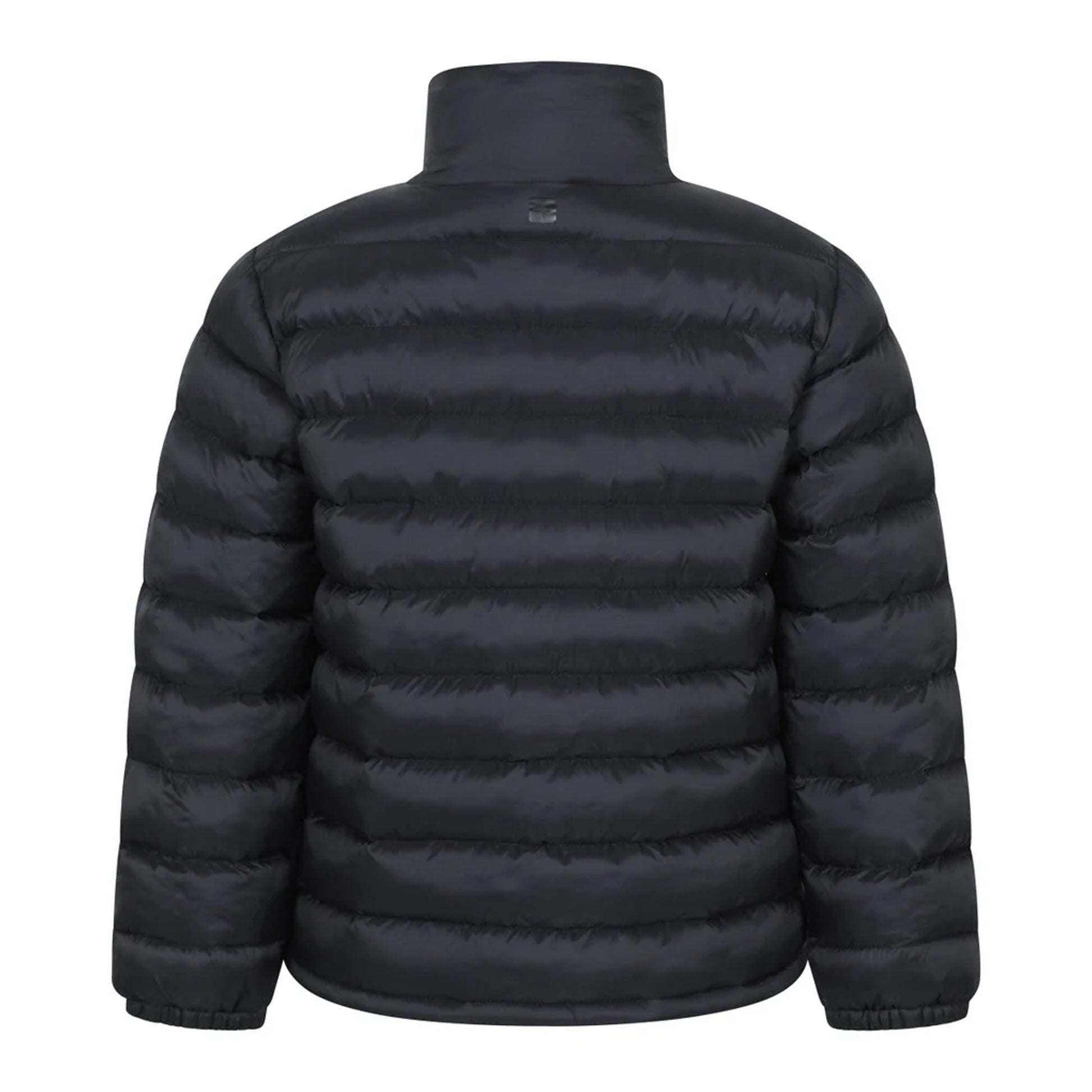 Jet Black - Back - Mountain Warehouse Childrens-Kids Vista Water Resistant Padded Jacket
