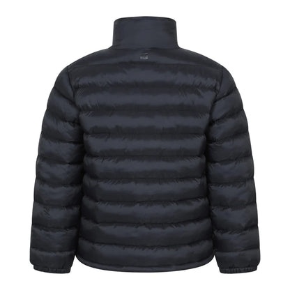 Jet Black - Back - Mountain Warehouse Childrens-Kids Vista Water Resistant Padded Jacket