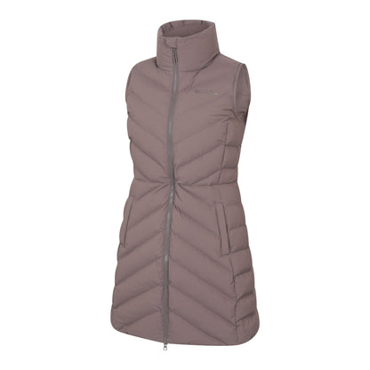 Taupe - Side - Mountain Warehouse Womens-Ladies Anmore Padded Gilet