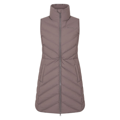 Taupe - Front - Mountain Warehouse Womens-Ladies Anmore Padded Gilet