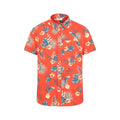 Orange - Front - Mountain Warehouse Mens Hawaiian Short-Sleeved Shirt