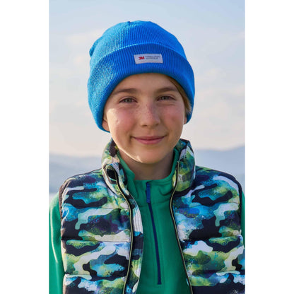 Bright Blue - Front - Mountain Warehouse Childrens-Kids Knitted Thinsulate Beanie