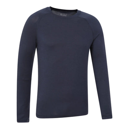 Navy - Side - Mountain Warehouse Mens Keep The Heat Thermal Top