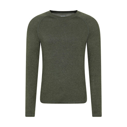 Khaki Green - Front - Mountain Warehouse Mens Keep The Heat Thermal Top