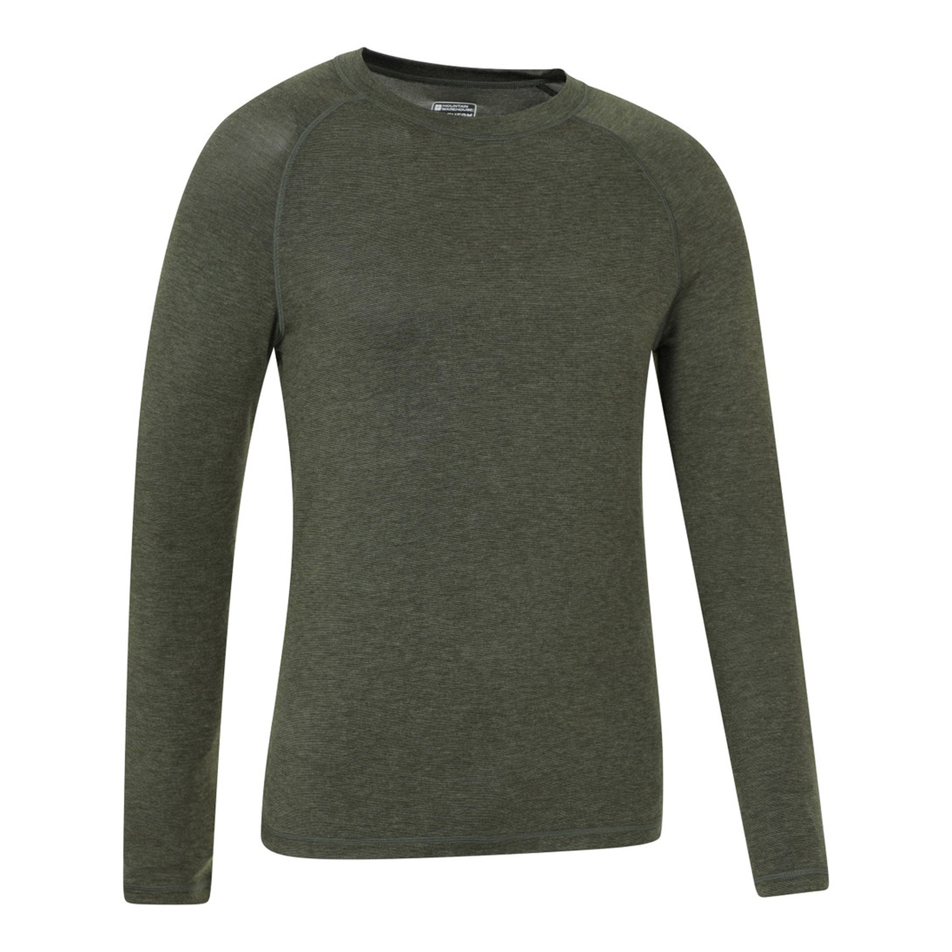 Khaki Green - Side - Mountain Warehouse Mens Keep The Heat Thermal Top