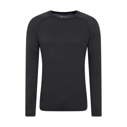Black - Front - Mountain Warehouse Mens Keep The Heat Thermal Top