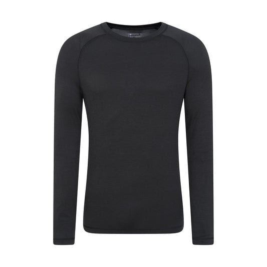 Black - Front - Mountain Warehouse Mens Keep The Heat Thermal Top