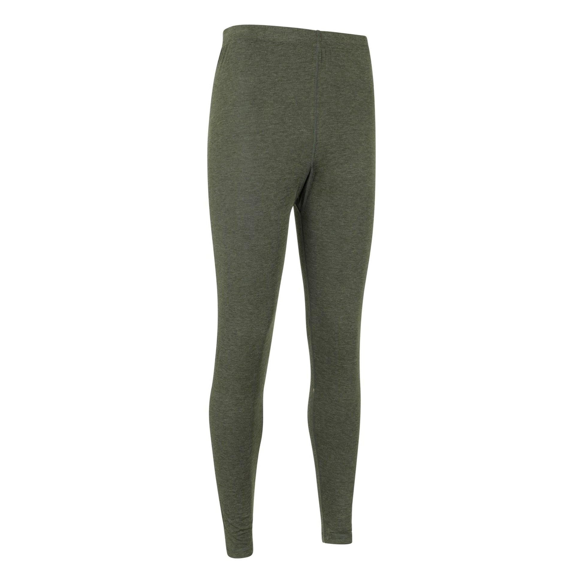 Khaki Green - Back - Mountain Warehouse Mens Keep The Heat Thermal Bottoms