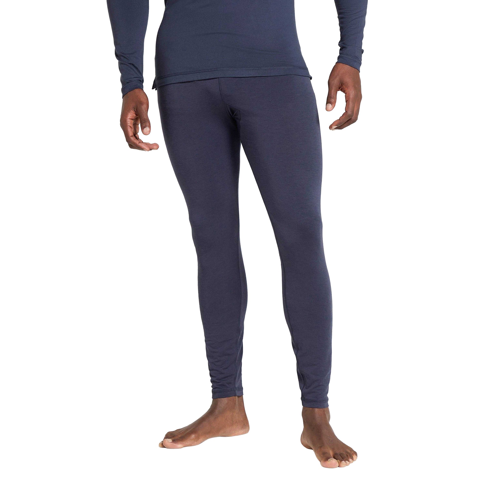 Navy - Pack Shot - Mountain Warehouse Mens Keep The Heat Thermal Bottoms