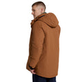 Brown - Back - Animal Mens Lisbon Waterproof Parka