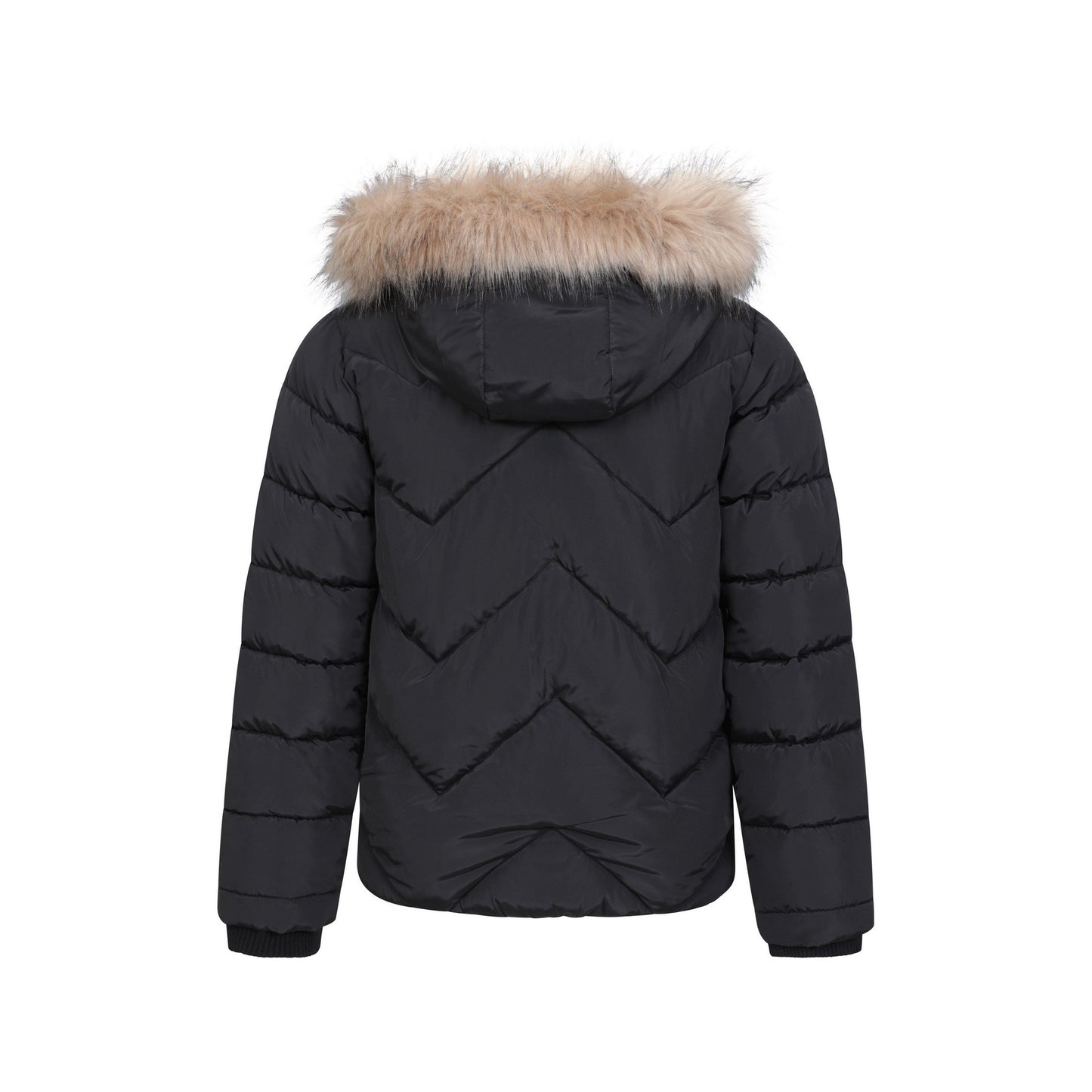 Black - Back - Mountain Warehouse Childrens-Kids Galaxy Short Padded Jacket