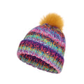 Mixed - Side - Mountain Warehouse Womens-Ladies Geneva Rainbow Borg Lined Beanie