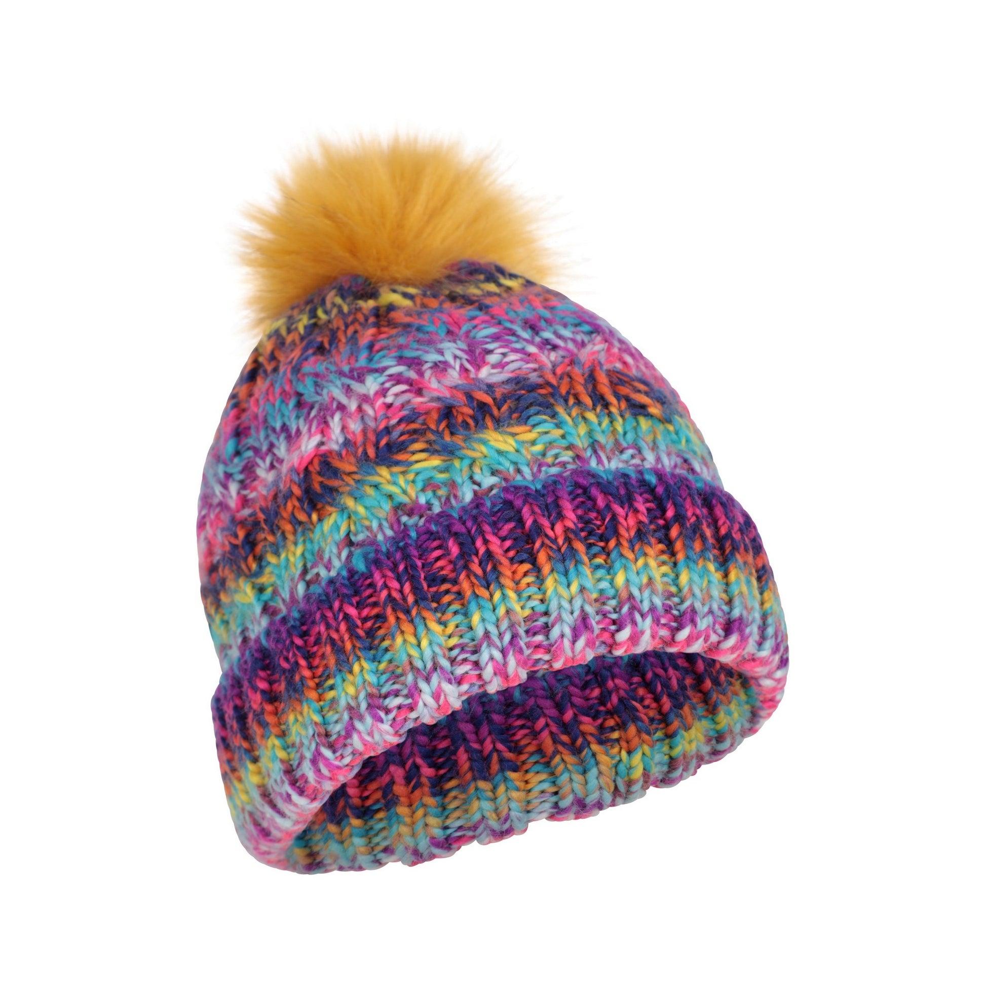 Mixed - Lifestyle - Mountain Warehouse Womens-Ladies Geneva Rainbow Borg Lined Beanie
