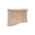 Beige - Back - Mountain Warehouse Womens-Ladies Faux Fur Lined Neck Warmer