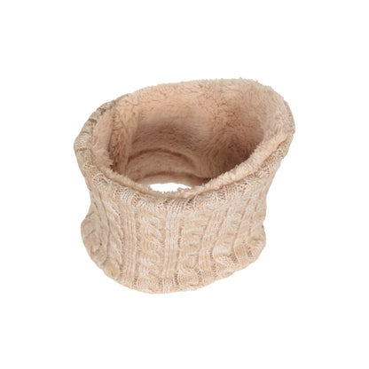 Beige - Side - Mountain Warehouse Womens-Ladies Faux Fur Lined Neck Warmer