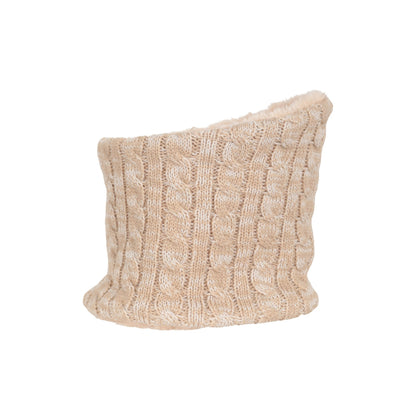 Beige - Pack Shot - Mountain Warehouse Womens-Ladies Faux Fur Lined Neck Warmer