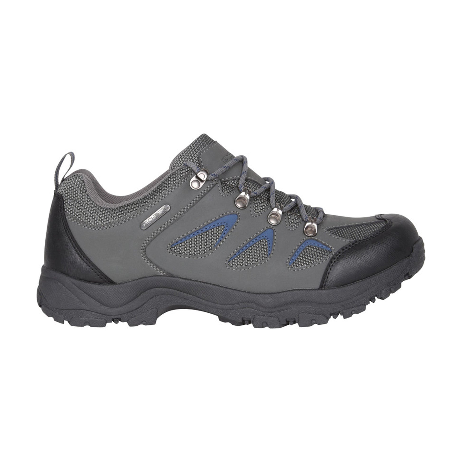 Dark Grey - Front - Mountain Warehouse Mens Adventure Waterproof Walking Shoes