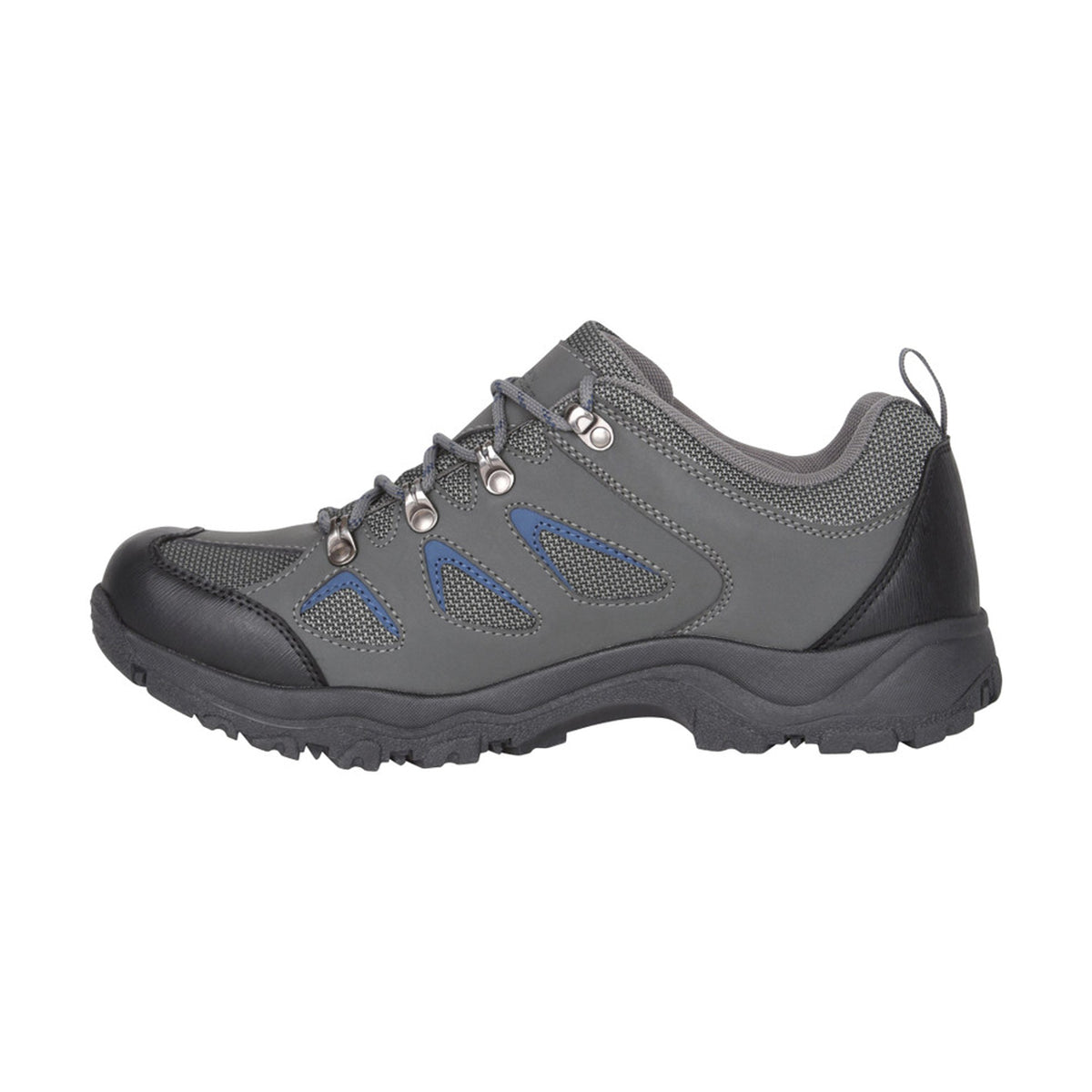 Dark Grey - Side - Mountain Warehouse Mens Adventure Waterproof Walking Shoes