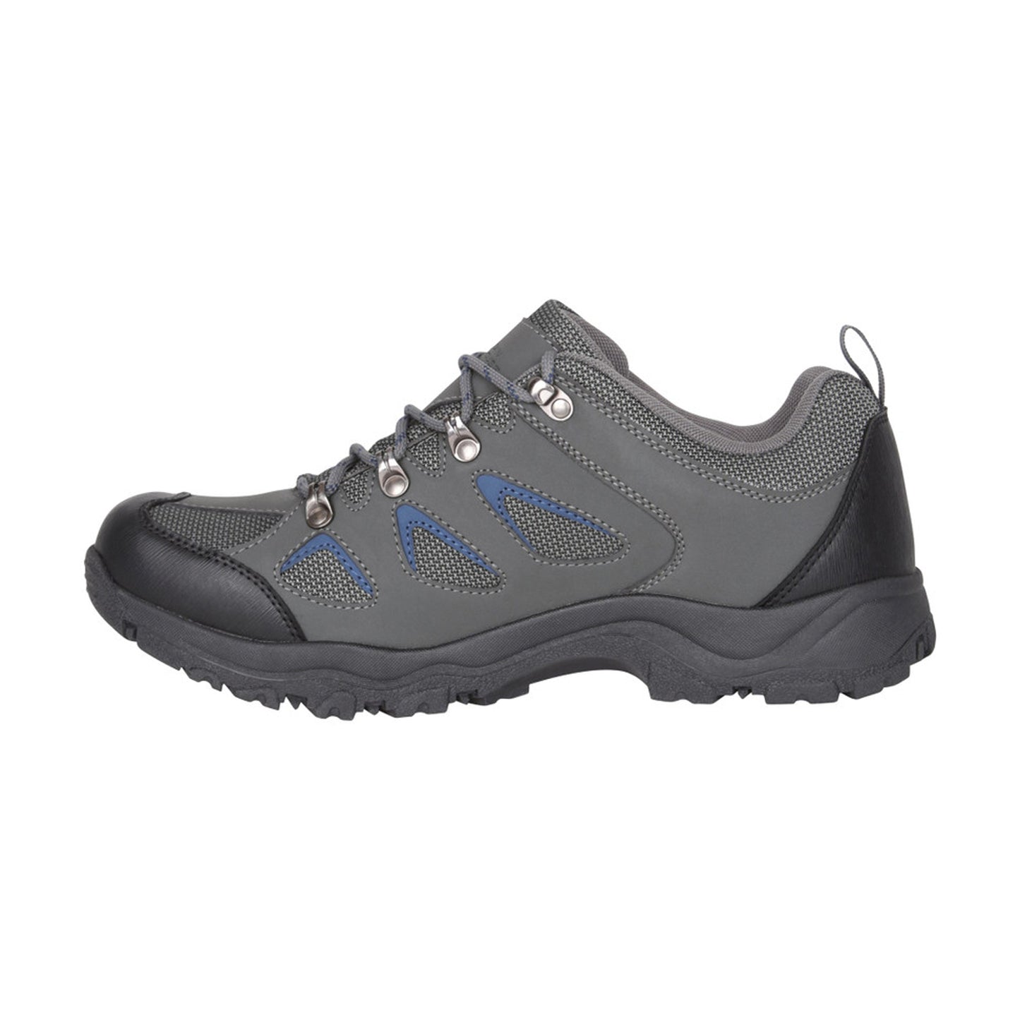 Dark Grey - Side - Mountain Warehouse Mens Adventure Waterproof Walking Shoes