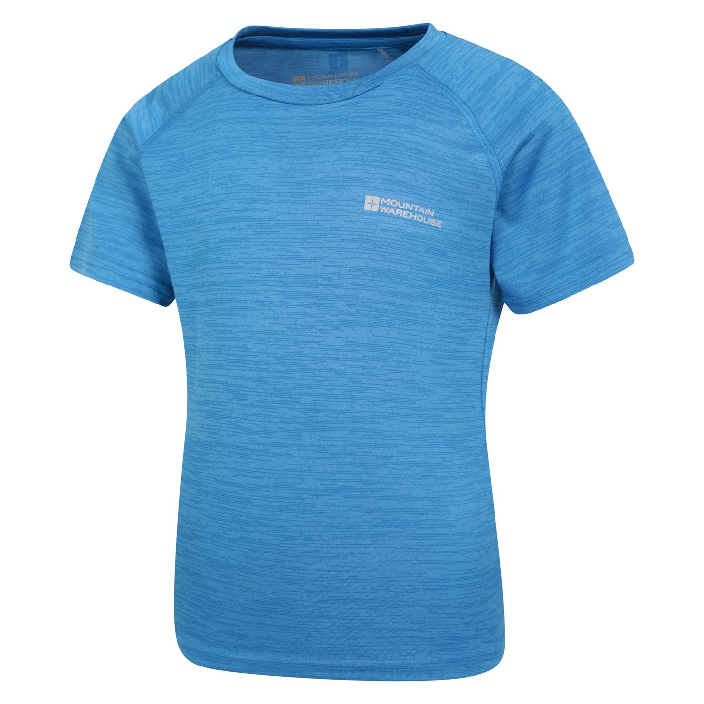 Cobalt - Side - Mountain Warehouse Childrens-Kids Field Plain T-Shirt