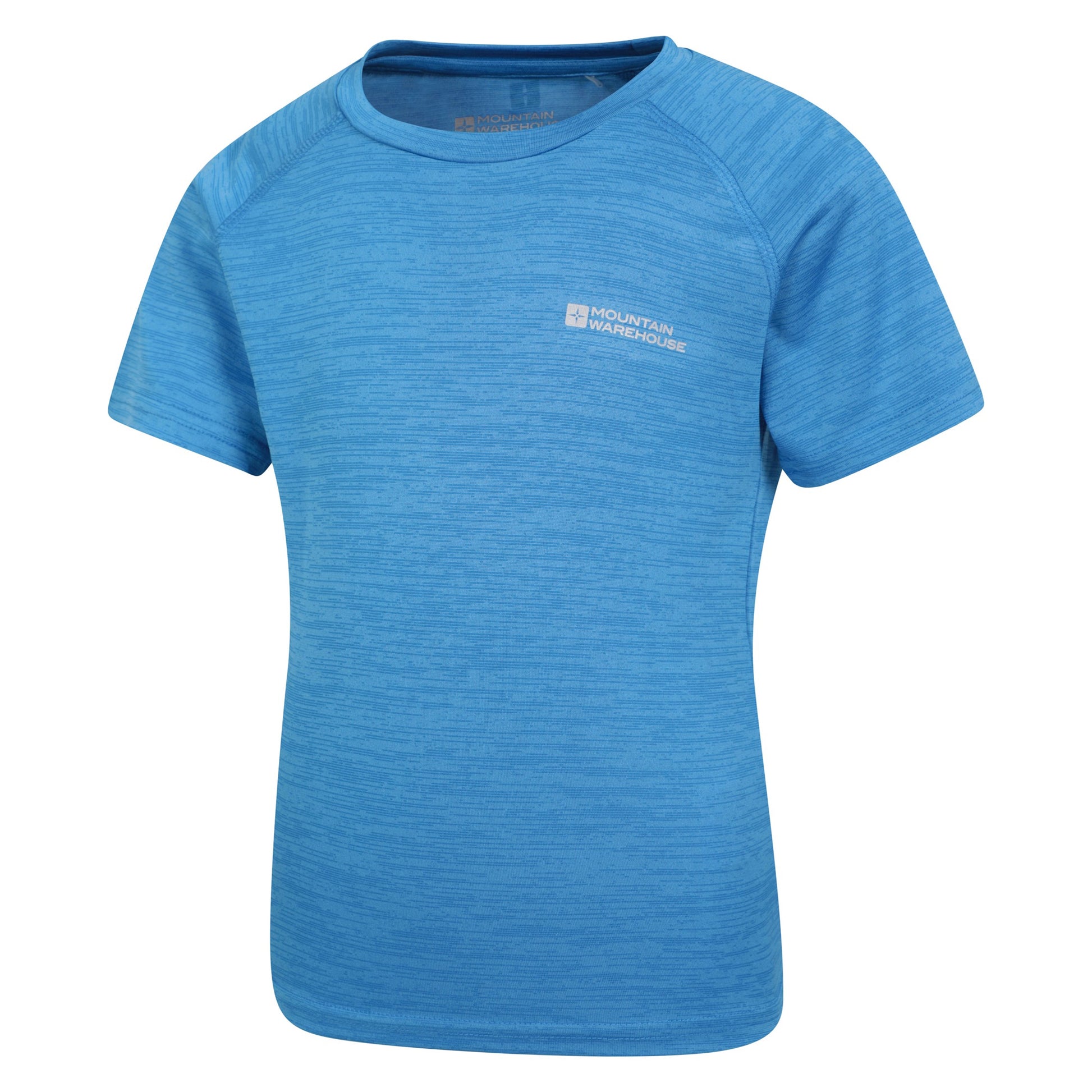 Cobalt - Side - Mountain Warehouse Childrens-Kids Field Plain T-Shirt