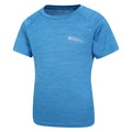 Cobalt - Side - Mountain Warehouse Childrens-Kids Field Plain T-Shirt
