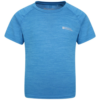 Cobalt - Front - Mountain Warehouse Childrens-Kids Field Plain T-Shirt
