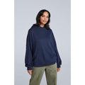Dark Blue - Front - Animal Womens-Ladies Idol Drop Shoulder Hoodie