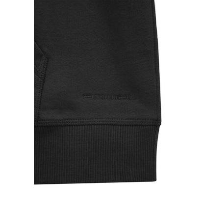 Jet Black - Lifestyle - Animal Mens Icon Organic Drop Shoulder Hoodie