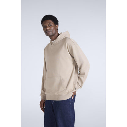 Light Beige - Front - Animal Mens Icon Organic Drop Shoulder Hoodie