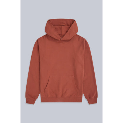 Rust - Front - Animal Mens Icon Organic Drop Shoulder Hoodie
