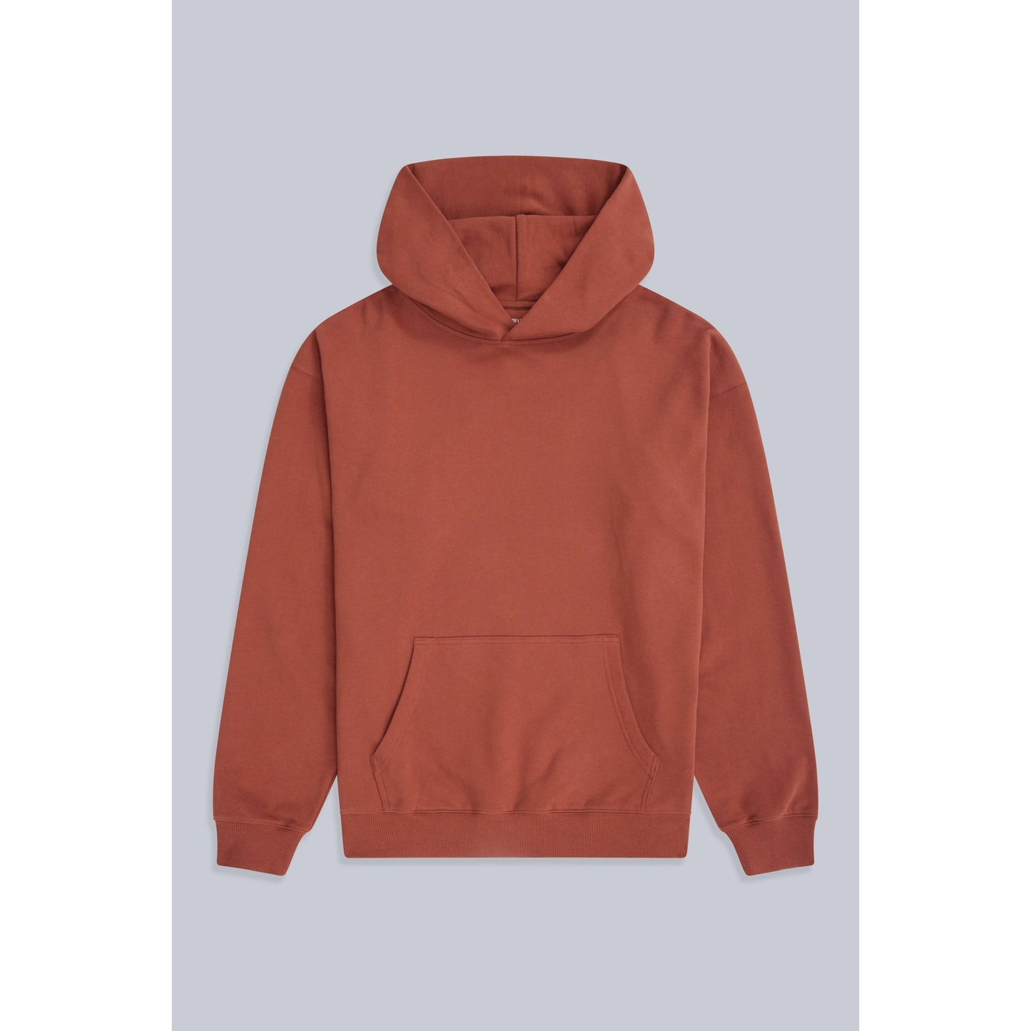 Rust - Front - Animal Mens Icon Organic Drop Shoulder Hoodie