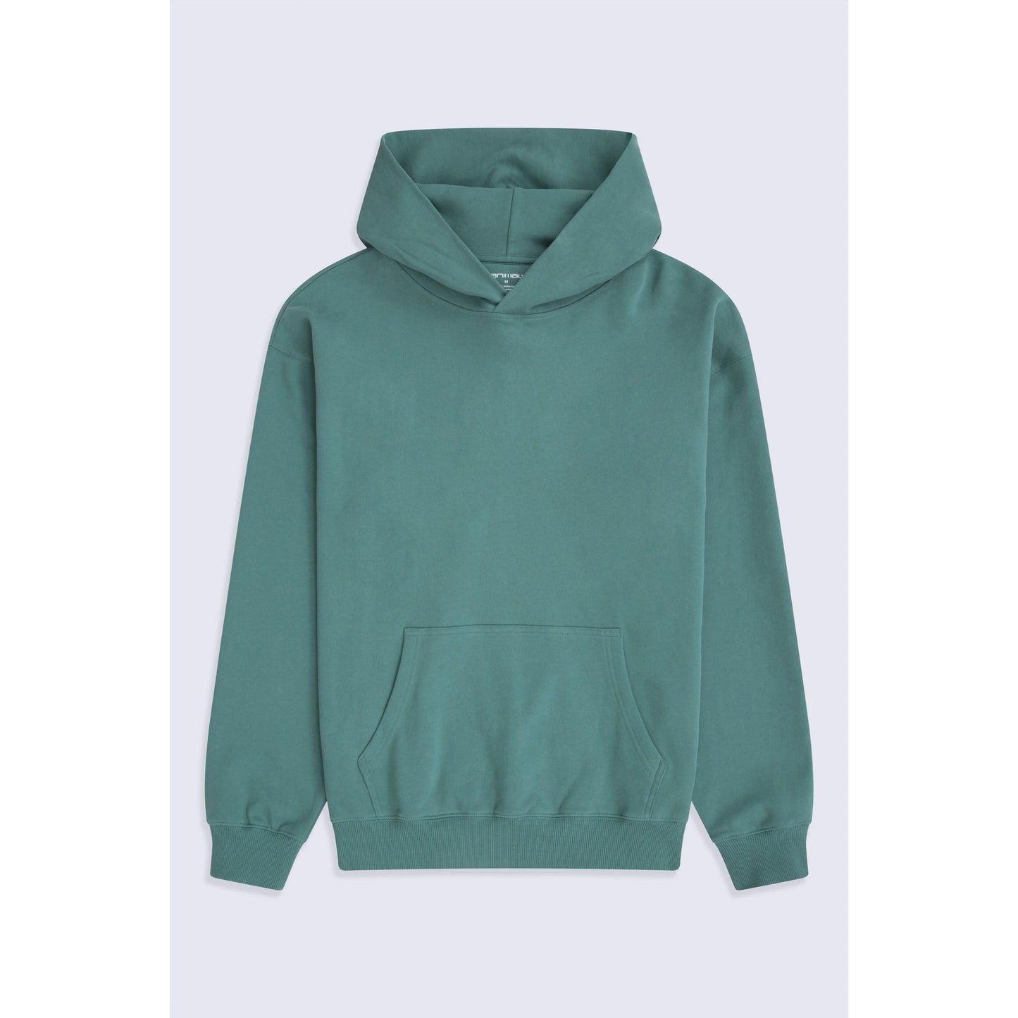 Dark Green - Front - Animal Mens Icon Organic Drop Shoulder Hoodie