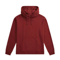 Dark Red - Front - Animal Mens Icon Organic Drop Shoulder Hoodie