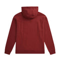 Dark Red - Back - Animal Mens Icon Organic Drop Shoulder Hoodie