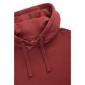 Dark Red - Side - Animal Mens Icon Organic Drop Shoulder Hoodie