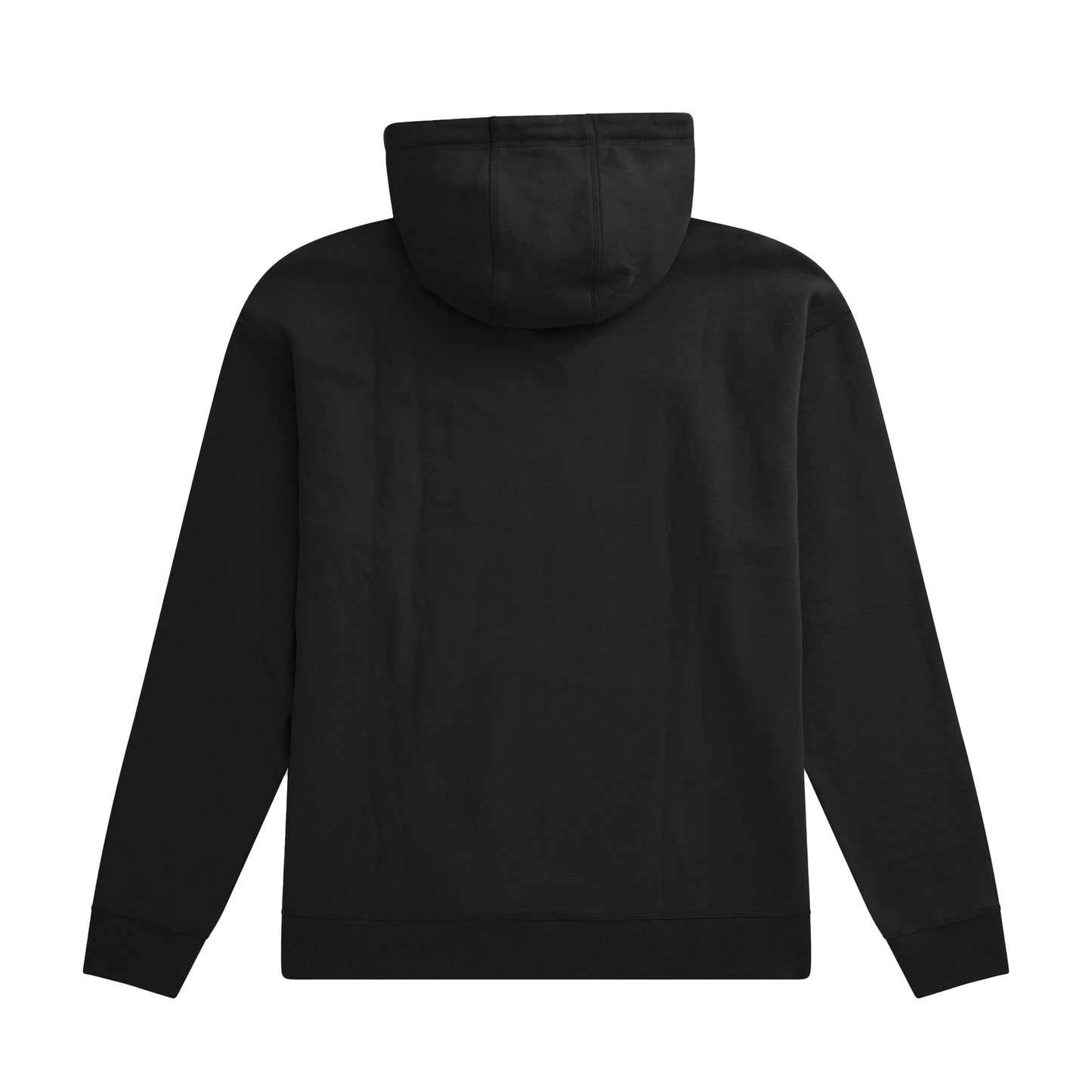 Jet Black - Back - Animal Mens Icon Organic Drop Shoulder Hoodie