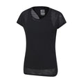 Black - Side - Mountain Warehouse Womens-Ladies Double Layered T-Shirt