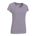 Purple - Front - Mountain Warehouse Womens-Ladies Double Layered T-Shirt